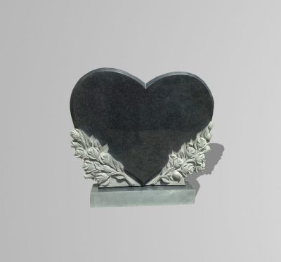 Памятник «Сердце/букеты роз»