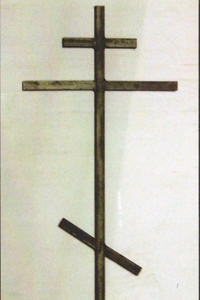 Крест намогильный металлический К 0-0