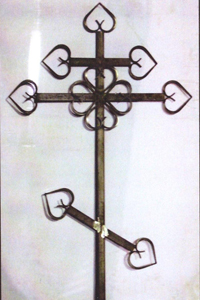 Крест намогильный металлический К 2-1